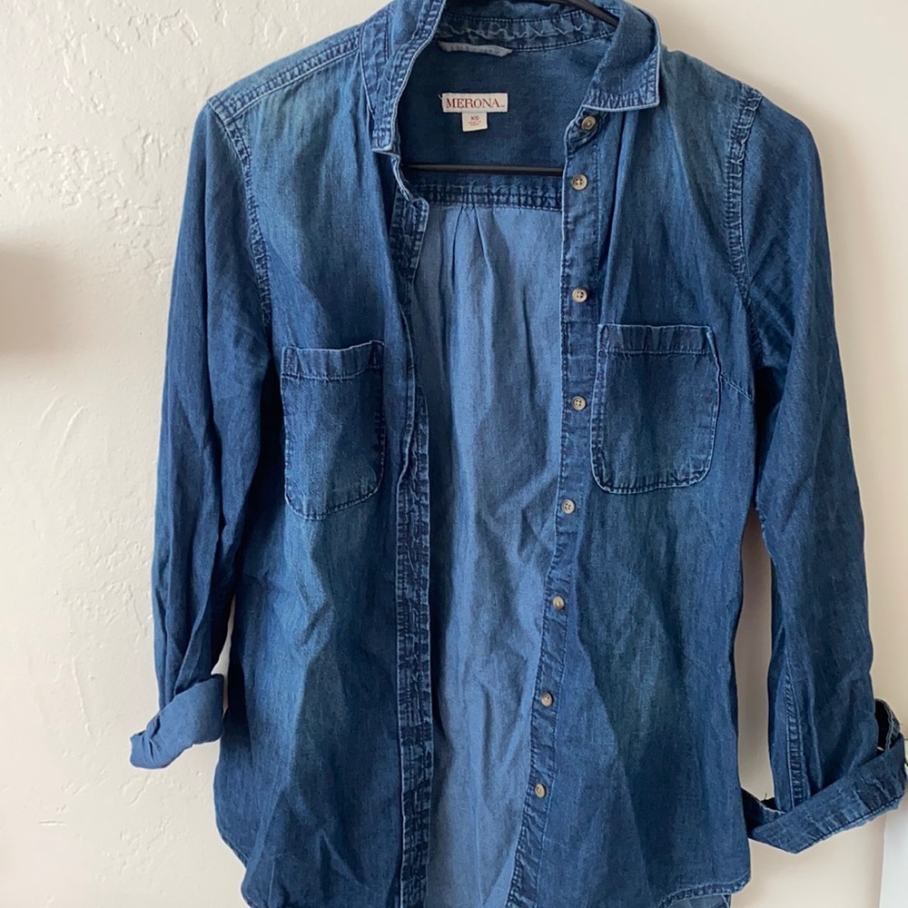 jean flannel type shirt